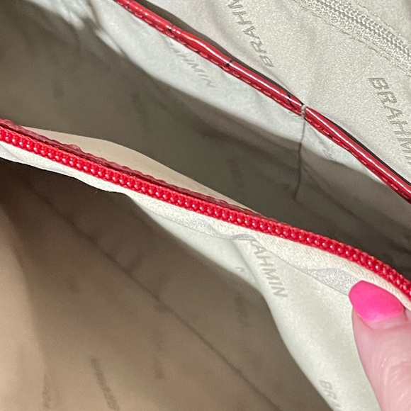 Brahmin Finley Carryall Satchel Lipstick Ombre Melbourne - Picture 10 of 11